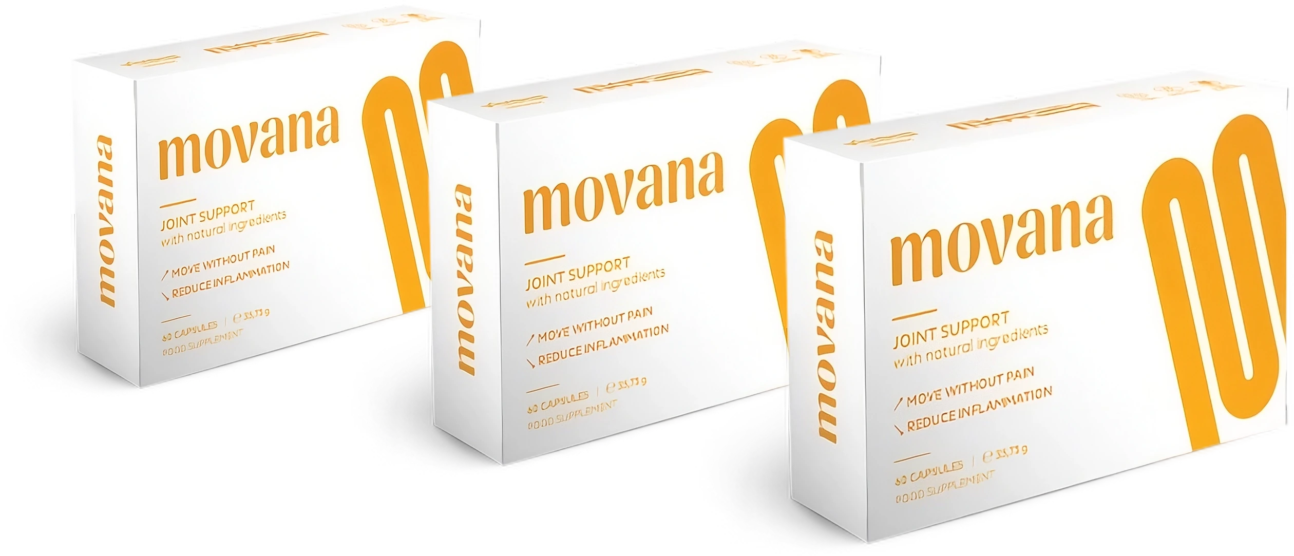 3 Embalagens Movana Joint Capsules